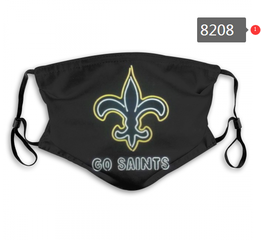 NFL 2020 New Orleans Saints #5 Dust mask with filter